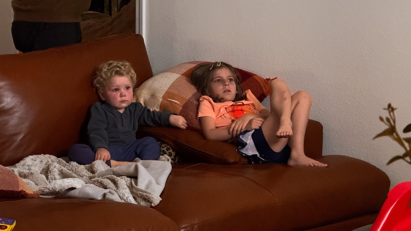 The cousins just enjoying their show.
