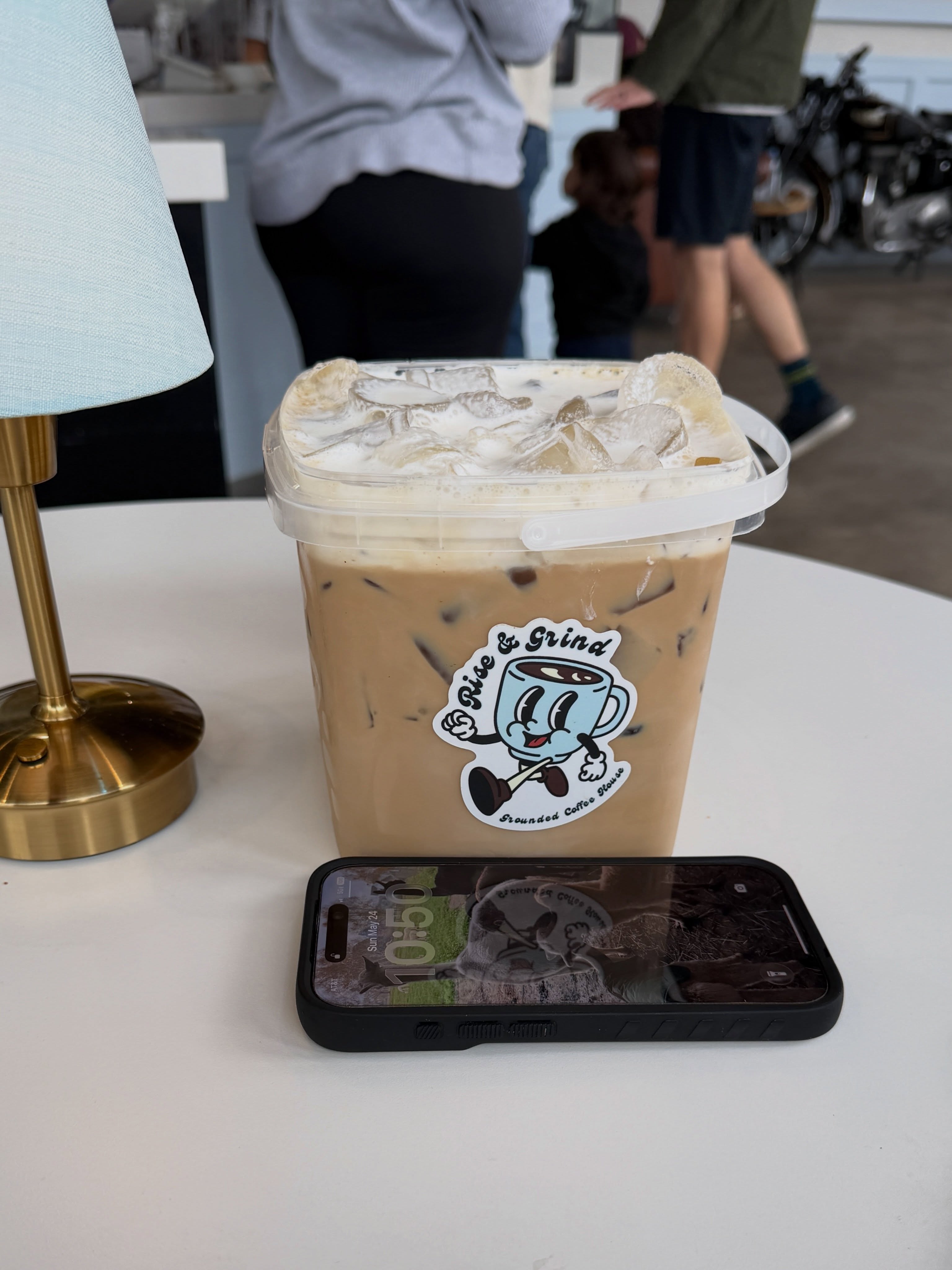 Katie needed a coffee. 🤣