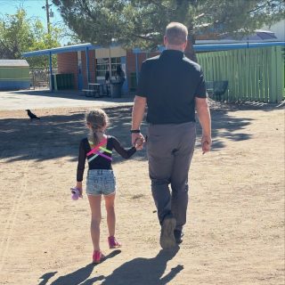 Proud daddy.