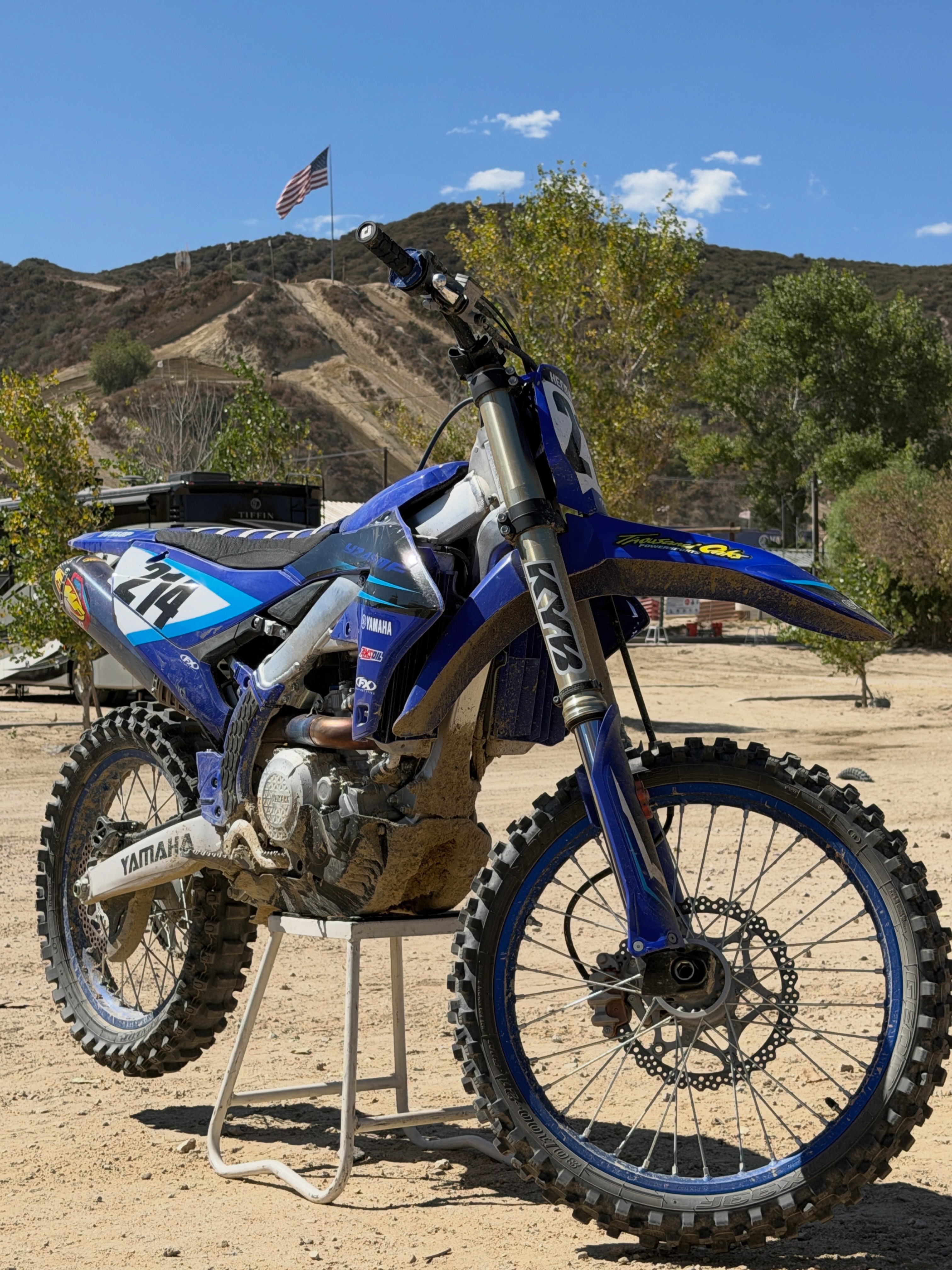 Back at it. A good day of motos after being sick for a week. 24 hours of Glen Helen this weekend. Here we go!! @factoryeffex @ridedunlop @onealmoto @mobiusbraces @glenhelenraceway